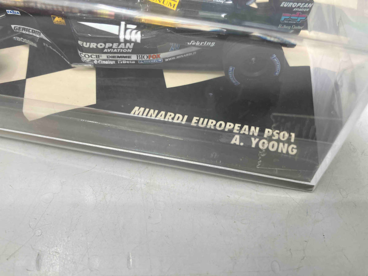 ミニカー ミニチャンプス MINARDI EUROPEAN GP PS01 A.YOONG Minichamps 1/43の画像2