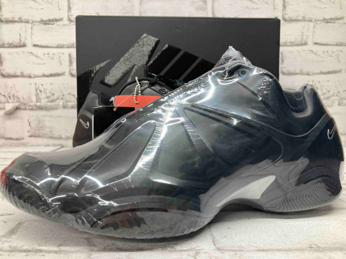 【箱付き】NIKE ナイキ SUPREME シュプリーム AIR ZOOM COURTPOSITE BLACK FB8934 001 エアズーム コートポジット ブラック 黒タグ 27.5cm_画像1