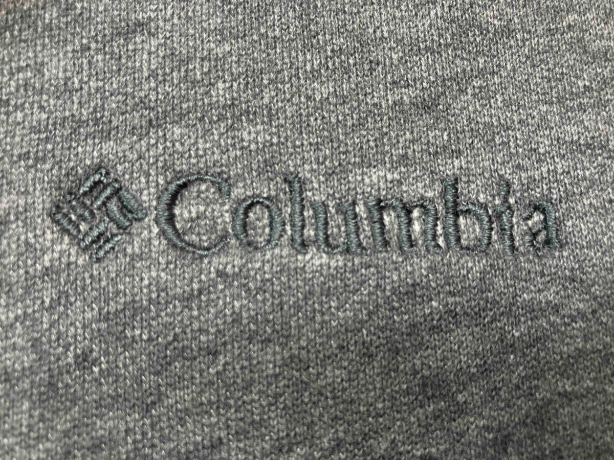 難あり Columbia コロンビア ジップパーカー ウィメンズL グレー_画像7