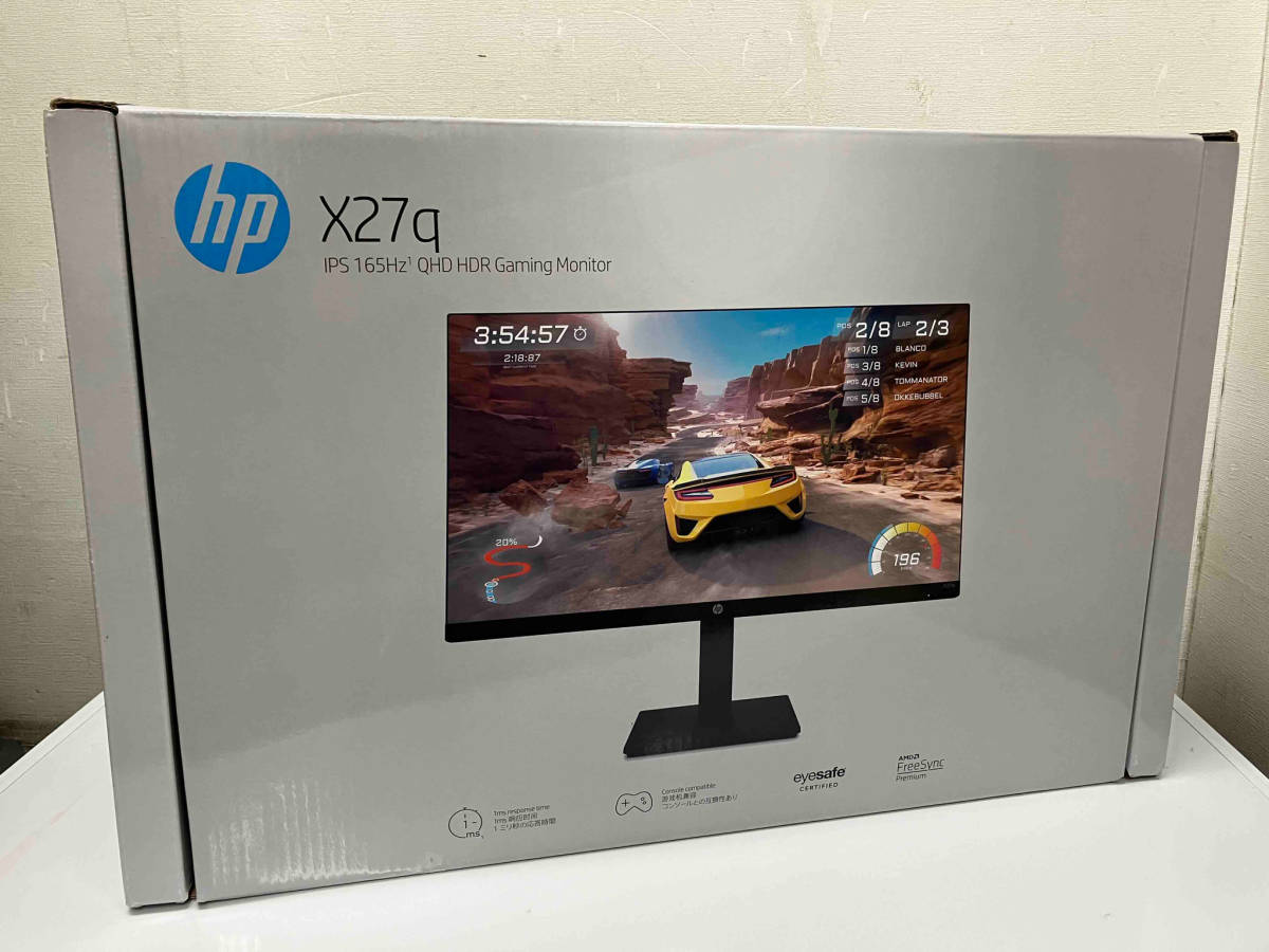 hp X27q 液晶モニター_画像1