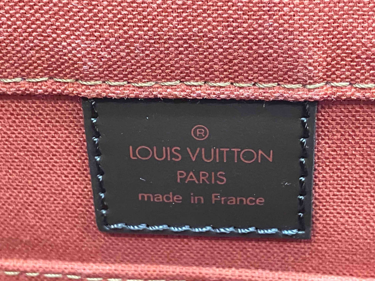 1円スタート LOUIS VUITTON ダミエ エベヌ バスティーユ ショルダー メッセンジャー バッグ N45258 約W38×H31×D12 cm_画像6