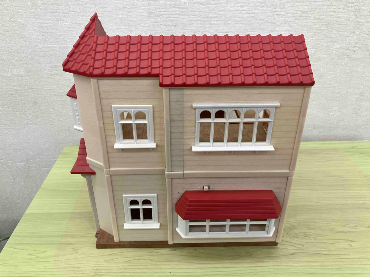 ジャンク シルバニアファミリー　赤い屋根の大きなお家(箱無し)(現状品)_画像4