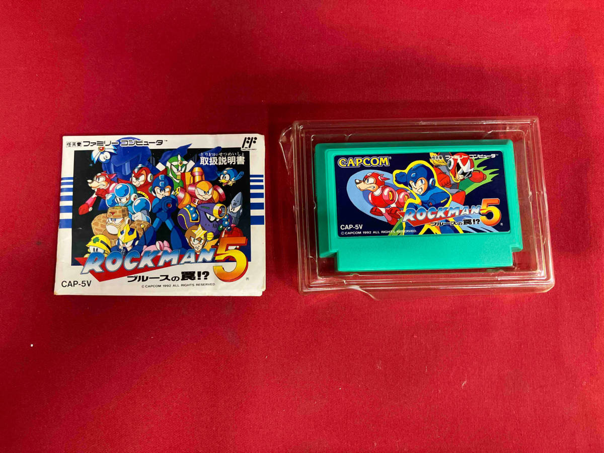 ジャンク FC ファミコン ロックマン5 ブルースの罠？の画像4