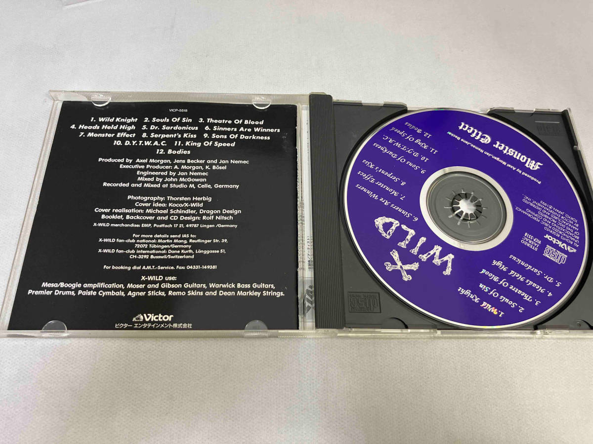 1円スタート　中古　X-ワイルド CD モンスター・エフェクト_画像3