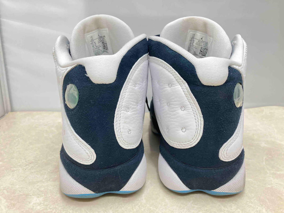 NIKE ナイキ AIR JORDAN 13 'OBSIDIAN' 414571-144 ハイカット スニーカー 28cm ネイビー×ホワイト_画像4