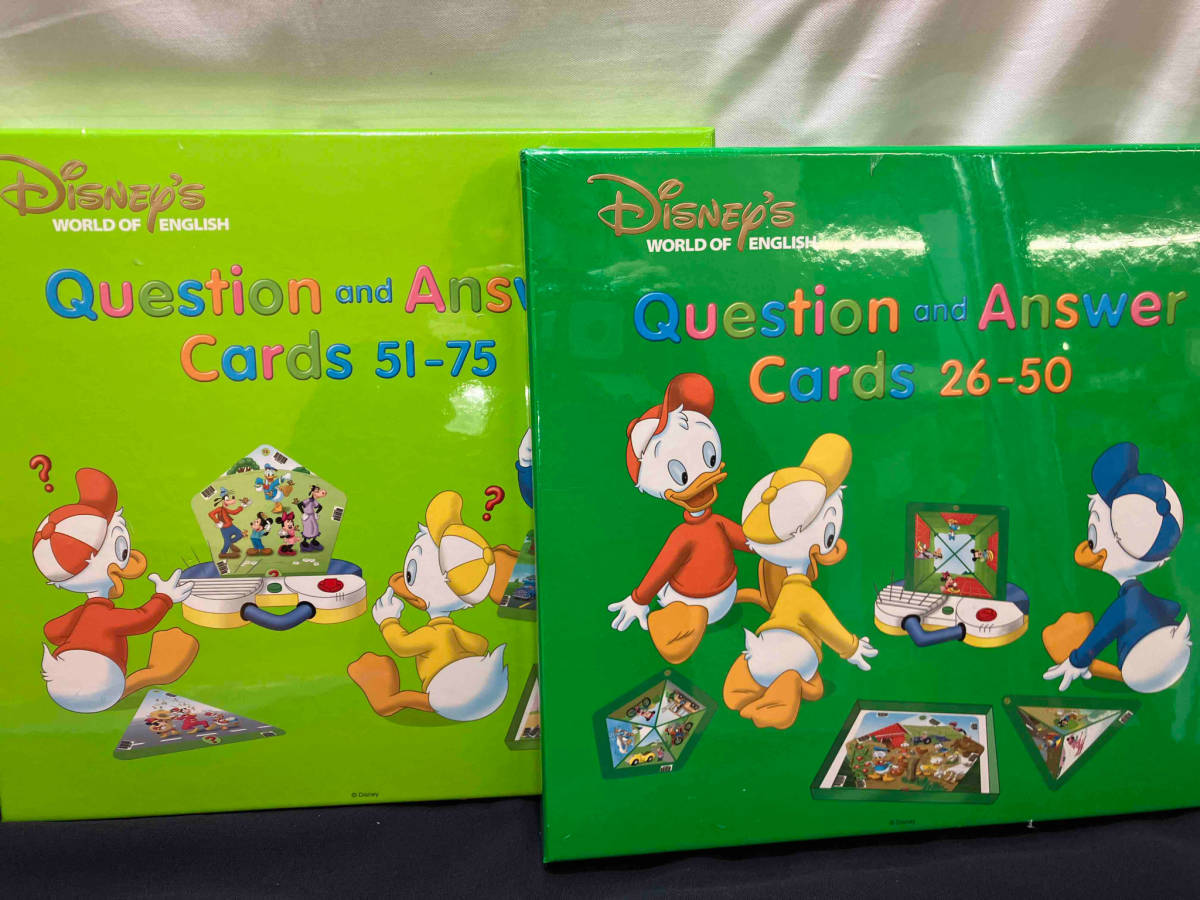 ワールドファミリー クエスチョン＆アンサーカードセット ディズニー Disney 英語教材 英語 子供英語 ワールドオブイングリッシュの画像4