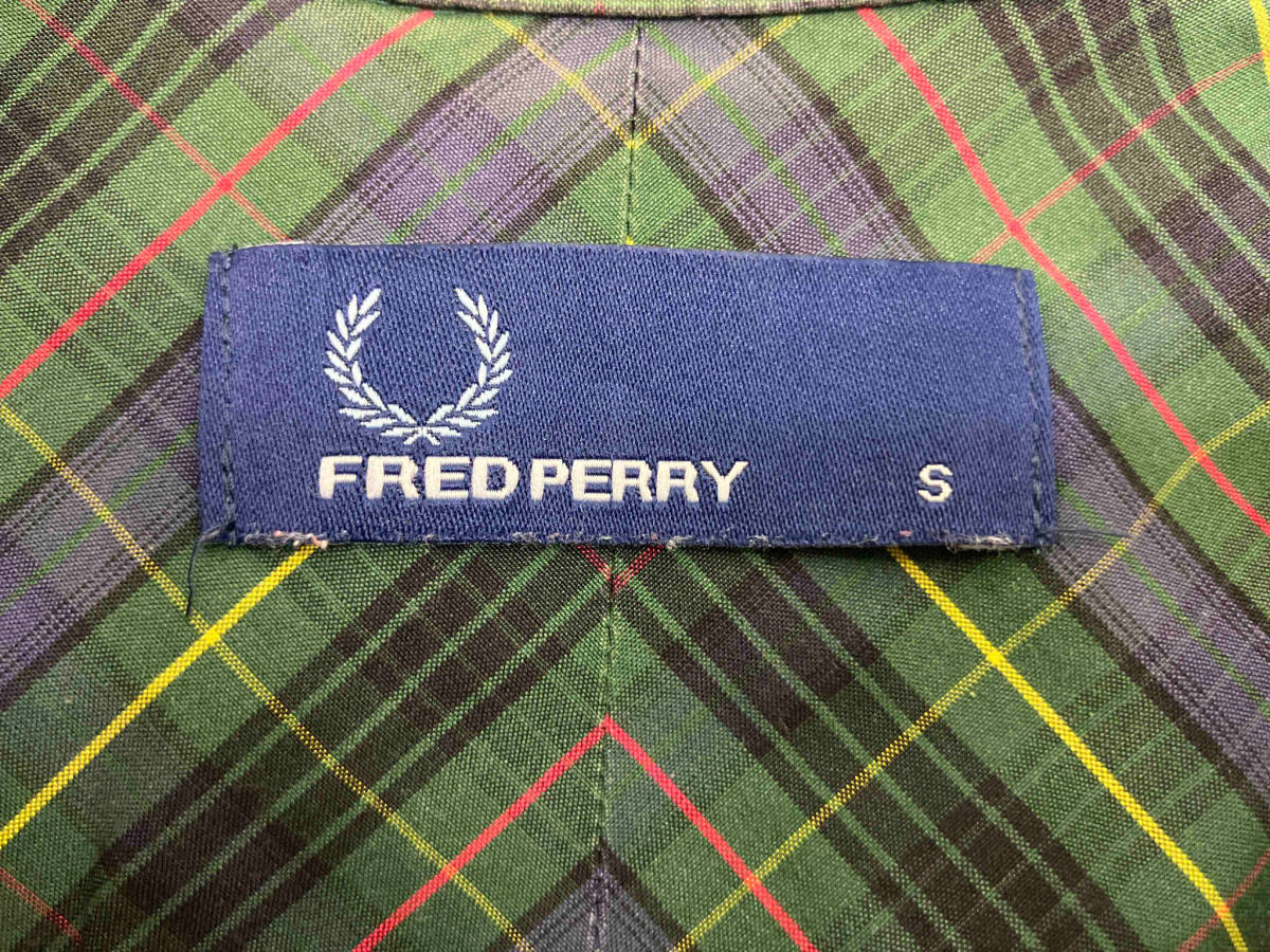 FRED PERRY フレッドペリー チェック柄 長袖シャツ サイズS_画像3