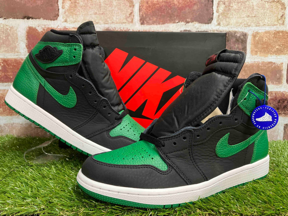 [未使用] NIKE/ナイキ/Air Jordan 1 Retro High OG/Pine Green/555088-030/us8.5/26.5cm_画像1