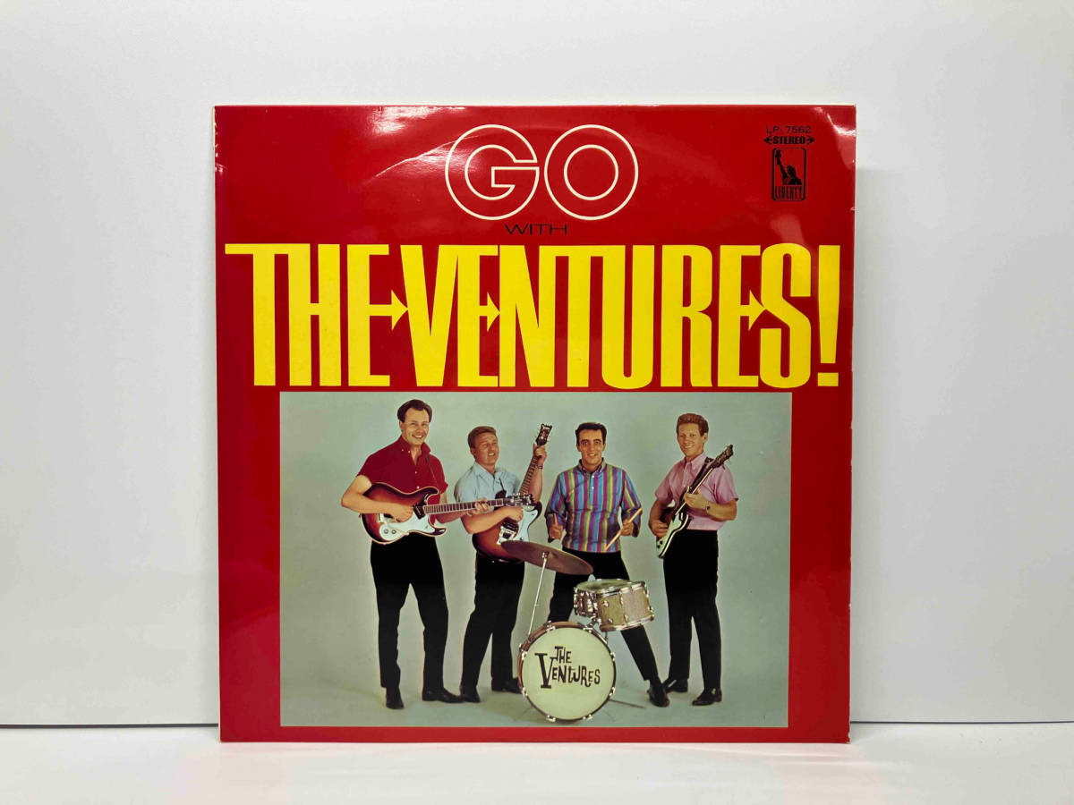 LP 赤盤 THE VENTURES ザ・ベンチャーズ / Go With The Ventures LP-7562_画像1