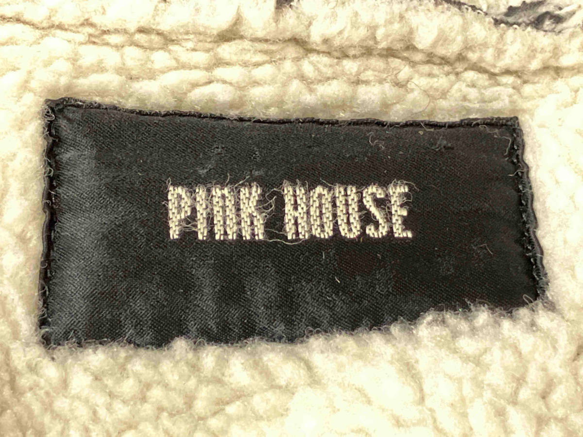 PINK HOUSE ピンクハウス P0183FHC03 フェイクムートンコート ブラック 冬_画像4
