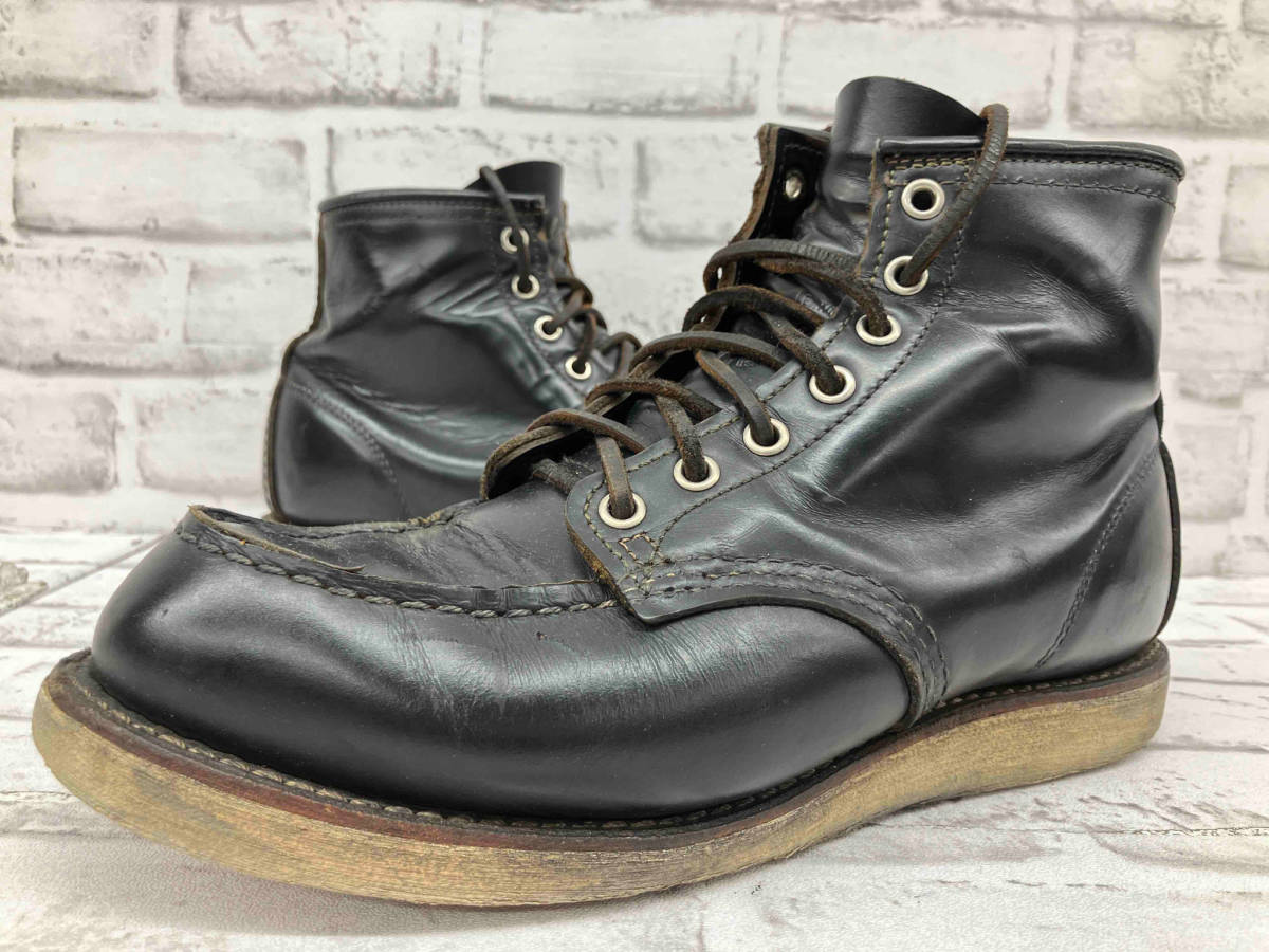 RED WING レッドウィング アイリッシュセッター 9874 2854093 クラッシック ブーツ 7ホール ブラックu.s.7.5_画像1