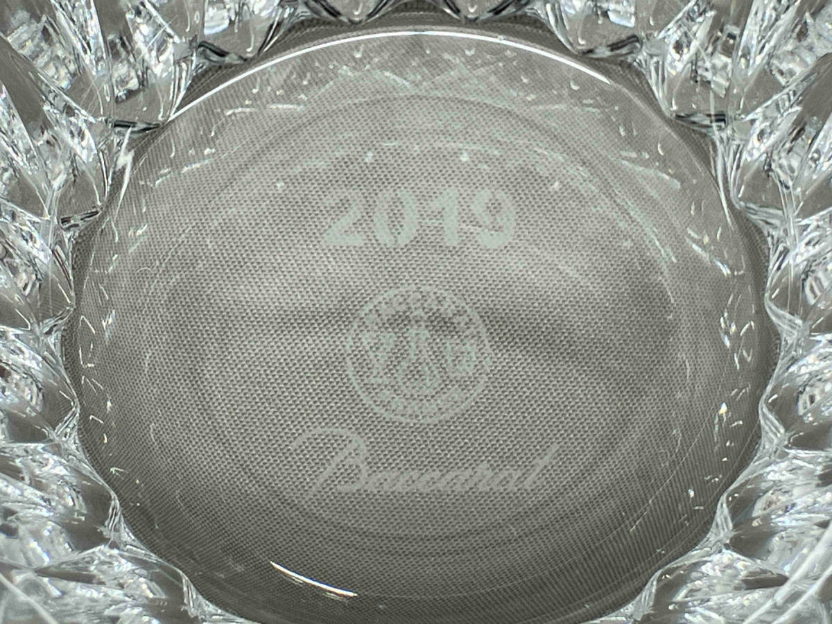 Baccarat バカラ VITA ヴィータ 2019 タンブラー ロックグラス ペアセット 直径約9.5cm/高さ約8.5cm_画像3