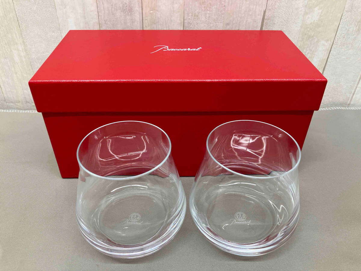 Baccarat バカラ CHATEAU BACCARAT シャトーバカラ タンブラー ペアセット ワイングラス ロックグラス 飲み口直径約7cm/高さ約9cm_画像1