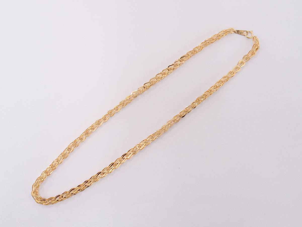 【 大感謝セール】 K18 18金 41cm 14.1g ネックレス イエローゴールド