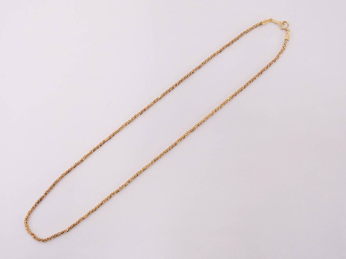 【値下げ】 18金 K18 45㎝ ネックレス 10.5g イエローゴールド