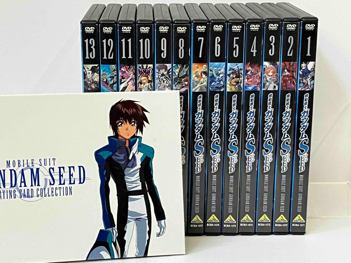 【カードホルダー付き】 DVD [全13巻セット]機動戦士ガンダムSEED 1~13_画像1