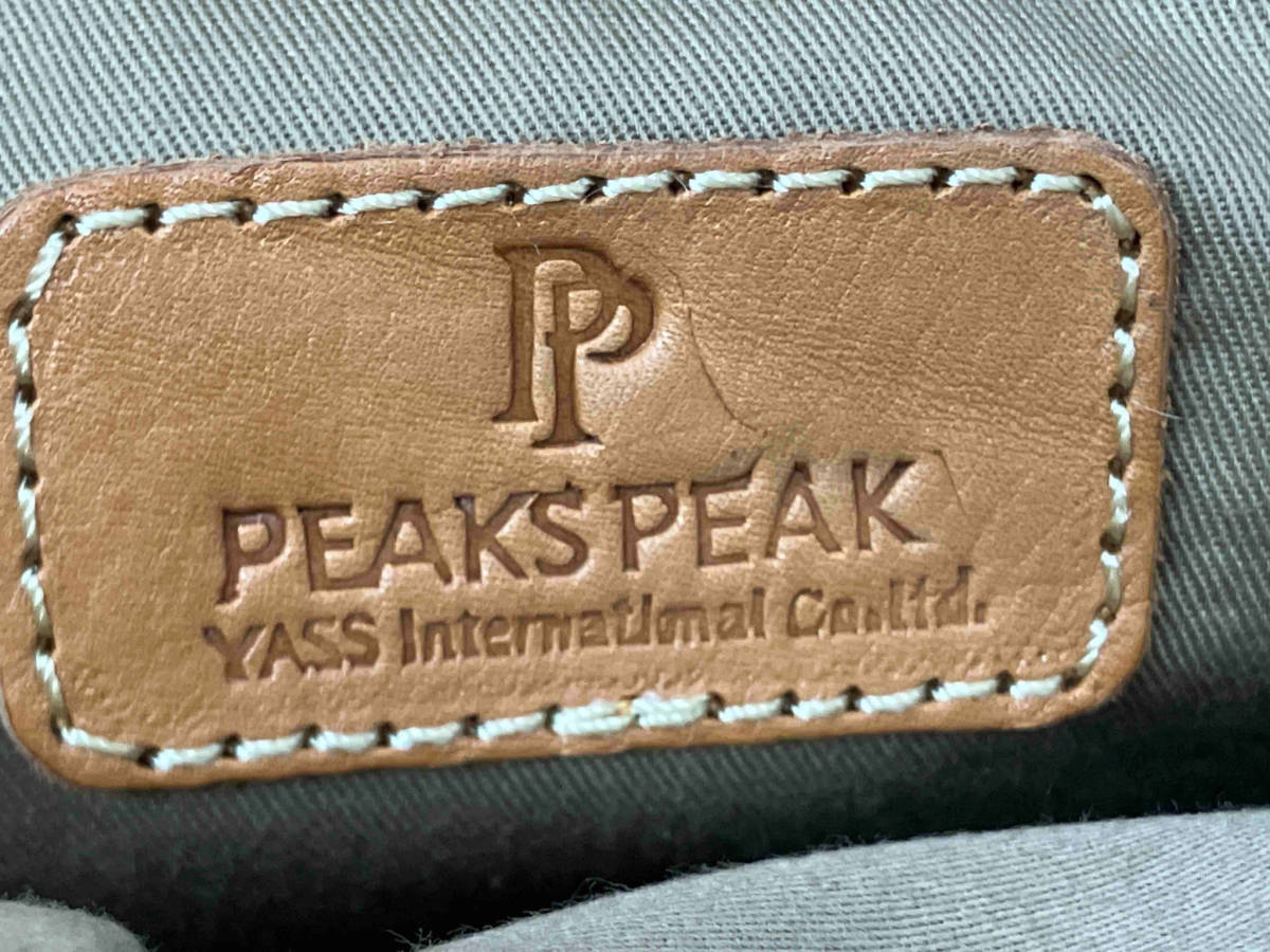 PEAKSPEAKpi-k Spee k rucksack bag pack leather bag Brown 