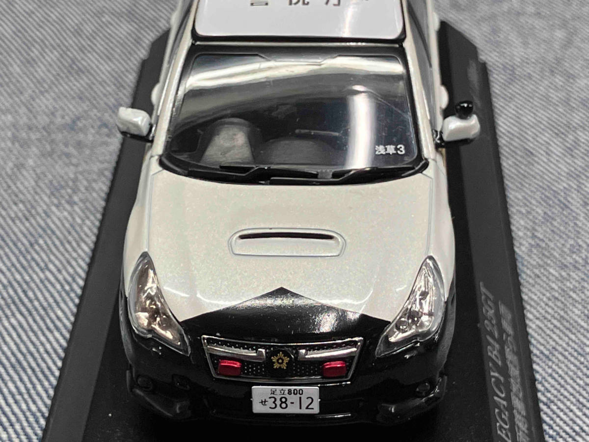 京商 RAI'S 1/43 SUBARU LEGACY B4 2.5GT 2014 警視庁所轄署地域警ら車両 MIYAZAWA MOKEI LIMITED EDITION ミニカー(29-06-18)_画像3