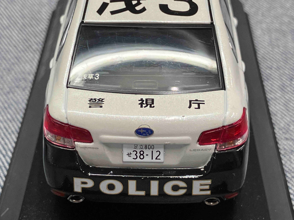 京商 RAI'S 1/43 SUBARU LEGACY B4 2.5GT 2014 警視庁所轄署地域警ら車両 MIYAZAWA MOKEI LIMITED EDITION ミニカー(29-06-18)_画像4