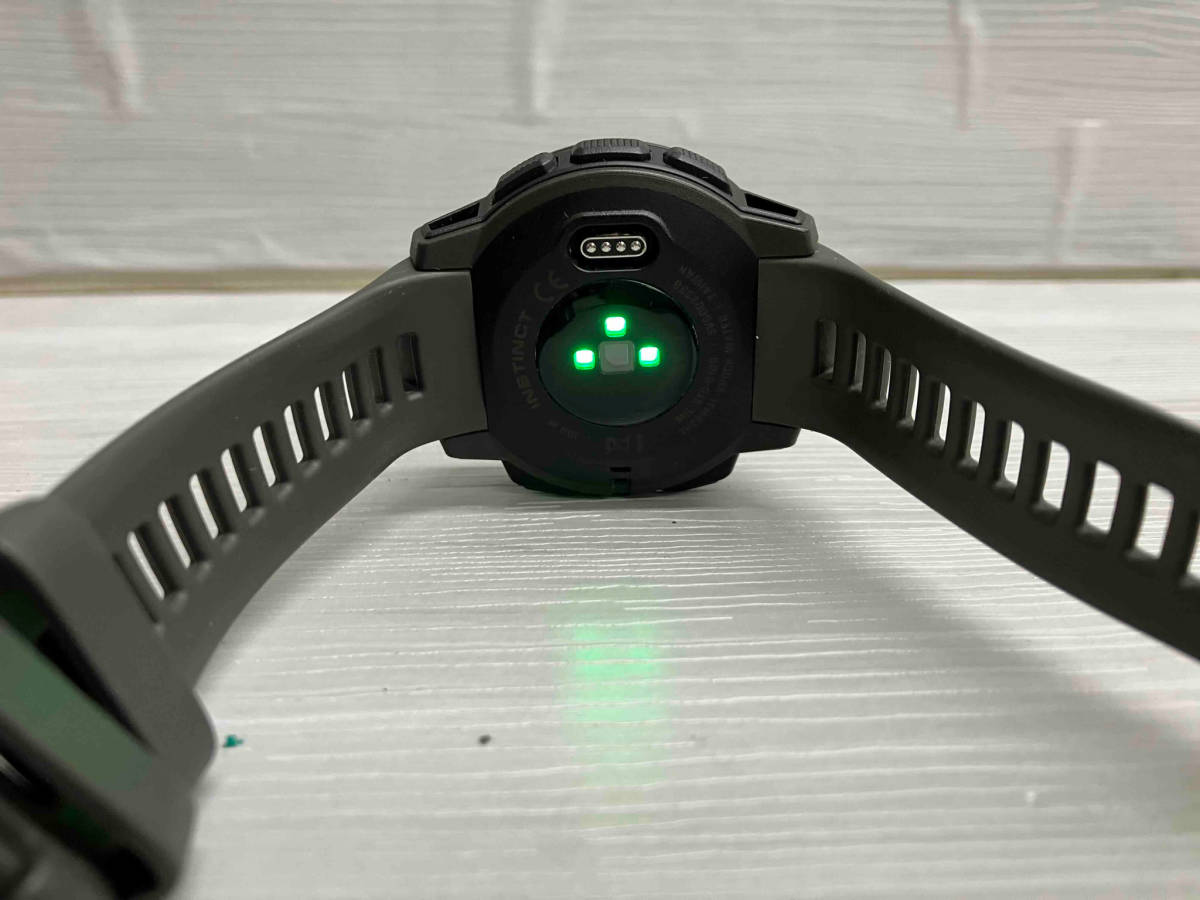 GARMIN Instinct Garmin men's lady's wristwatch Graphite black Impact-proof .GPS outdoor watch sport Appli built-in box manual equipped 