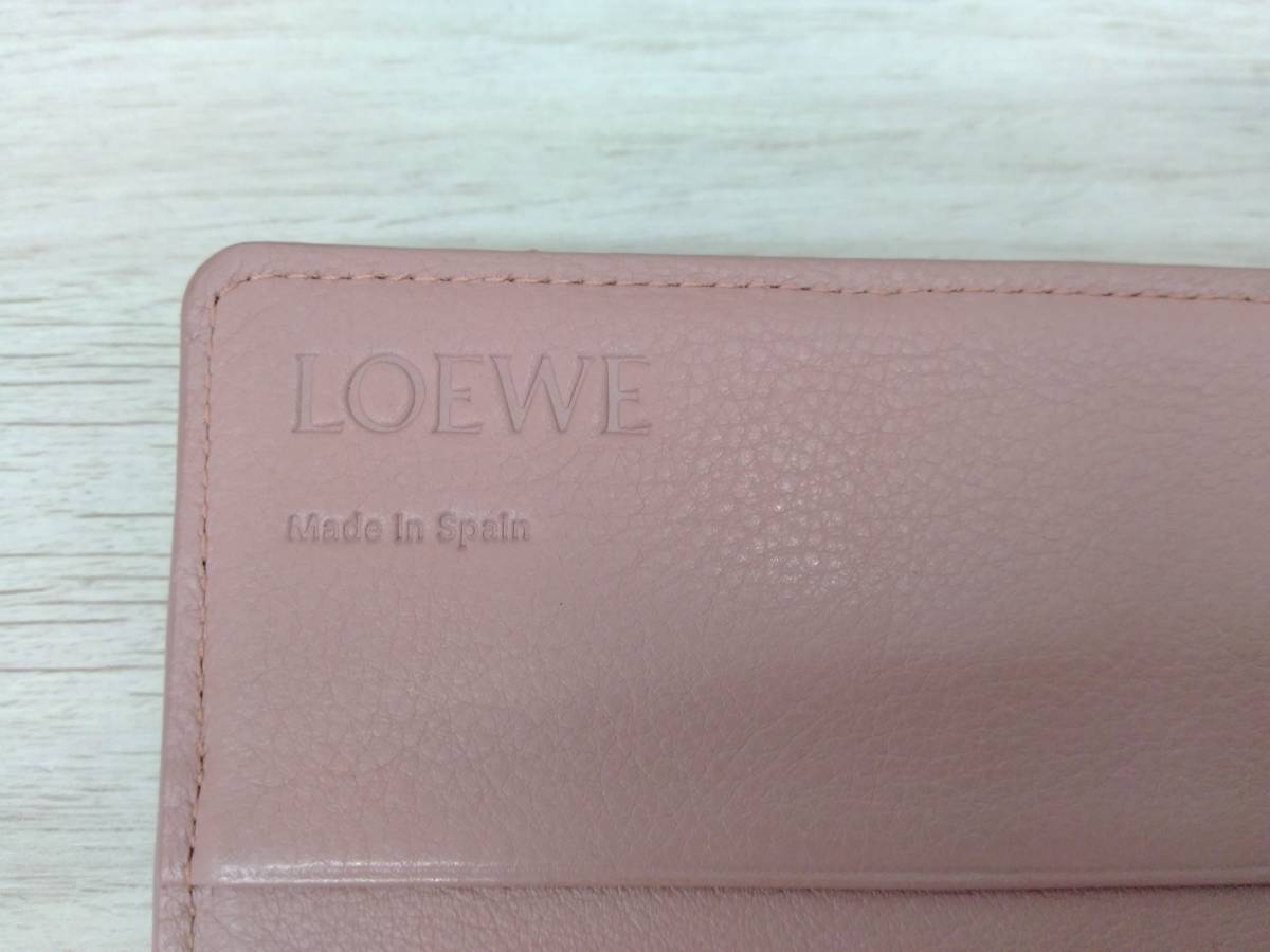 ロエベ　LOEWE　長財布　ピンク　261934_画像5