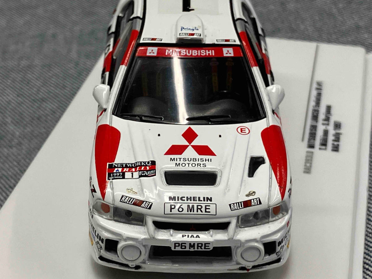 ixo 1/43 25th anniversary edition AC393LQ MITSUBISHI LANCER Evolution 5 # 1 T.Mkinen - S.Marianne RAC Rally 1997(29-06-35)_画像3