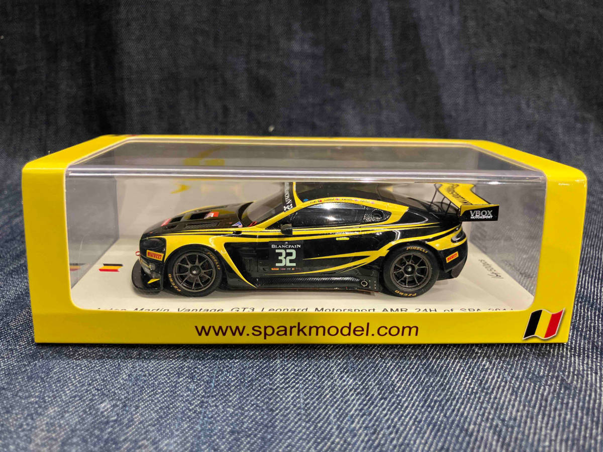 スパークモデル 1/43 アストンマーチン Vantage GT3 Leonard Motorsport AMR 24H of SPA 2014(30-04-07)_画像1