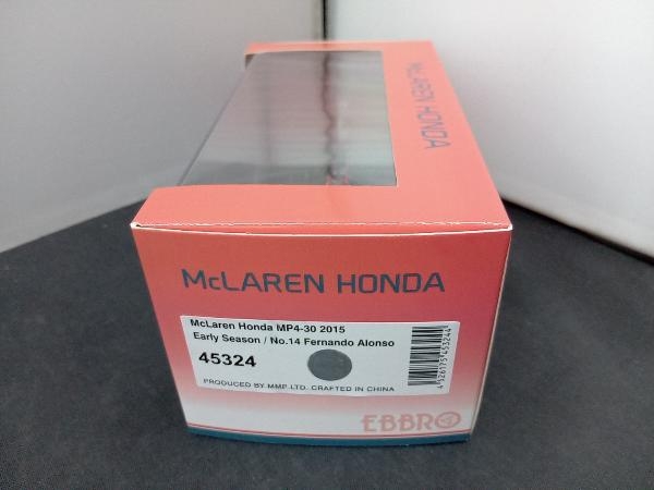 EBBRO 1/43 McLaren Honda MP4-30 2015 Early Season Version No.14 エブロ_画像2