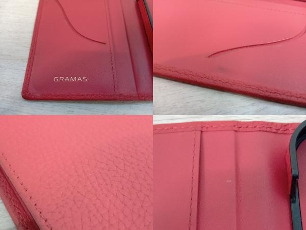 GRAMAS Meister クロコダイルレザー フォリオケース iPhone 14 Pro Max レッド MBCCR-IP22RED_画像5