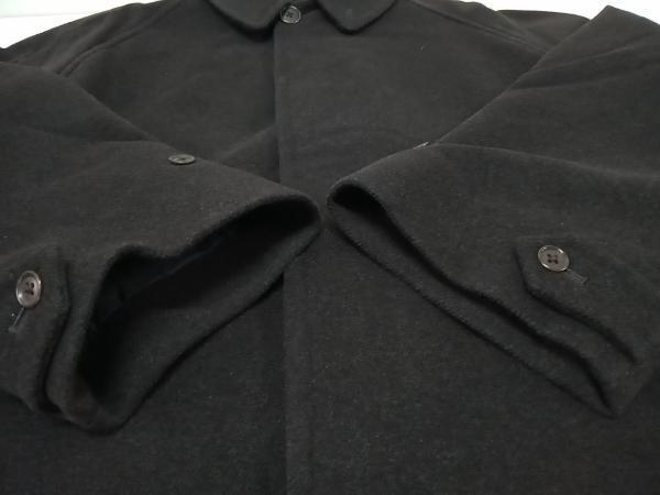 【ネーム刺繍あり・現状品】Burberry's ウールロングコート メンズ MAサイズ チャコール 冬服_画像6