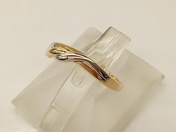 クリスマスツリー特価! 1.61g #11 プラチナ イエローゴールド K18/Pt900 リング アクセサリー 指輪 イエローゴールド