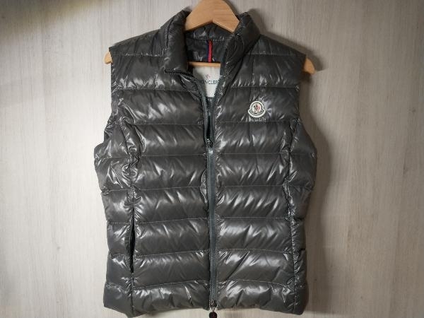 ダウンジャケット MONCLER モンクレール ベスト ダウン サイズ2 グレー_画像1