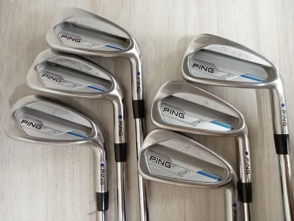 PING i IRON アイアンセット ピン FLEX R N.S.PRO950GH 6本セット 男性右利き用 ゴルフ クラブ_画像1