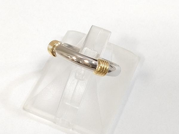 【ブランドリング】Christian Dior／750／Pt950／＃12／4.4g ブランドアクセサリー_画像1