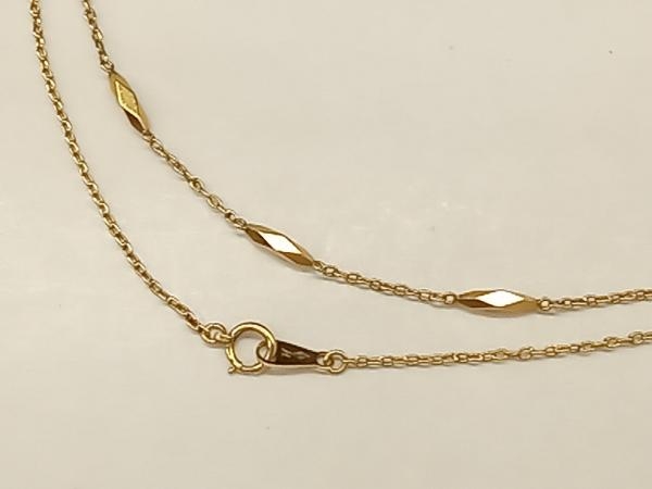 贈り物 K18 イエローゴールド 45cm 7.72g ネックレス アクセサリー イエローゴールド