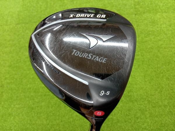 ドライバー BRIDGESTONE TOURSTAGE X‐DRIVE GR BLACK ブリヂストン ツアーステージ エックスドライブ ブラック シャフト Moter F1_画像1