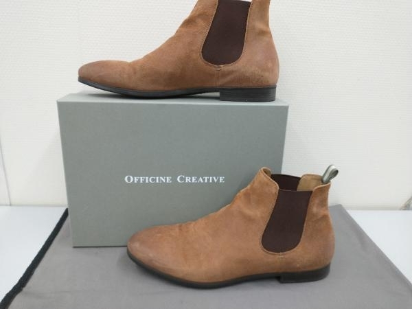 OFFICINE CREATIVE オフィチーネ・クリエイティブ サイドゴアブーツ スエード29.5cm 箱あり　イタリア製_画像1