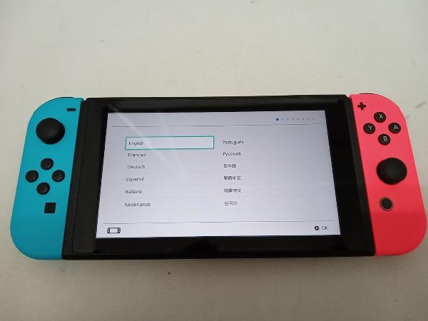 「1円スタート」Nintendo Switch Joy-Con(L) ネオンブルー/(R) ネオンレッド(HADSKABAA)(バッテリー拡張モデル)_画像3