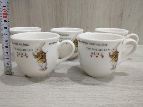 ALICE コーヒーカップ&ソーサー AW-7001 5客セット 箱入_画像4