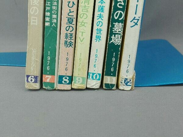 ジャンク 月刊 シナリオ　1976年 7冊セット_画像4