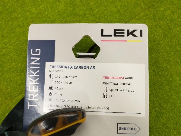 未使用品 LEKI レキ CRESSIDA FX CARBON AS クレシダ カーボン トレッキングポール 型番:1300447 110ホワイト_画像4