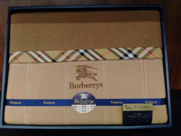 Burberrys バーバリーズ　シングル　ウール毛布
