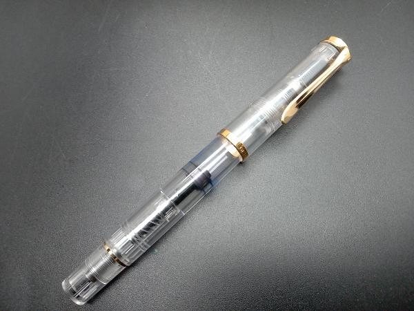 Pelikan 万年筆 デモンストレーター スケルトン 吸入式 M(中字) ペリカン