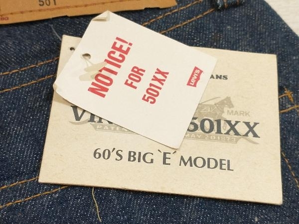 通年 LEVI’S リーバイス 501 ジーンズ 79476-3 555 バレンシア工場 60s 復刻モデル 30 (M相当) インディゴ_画像4