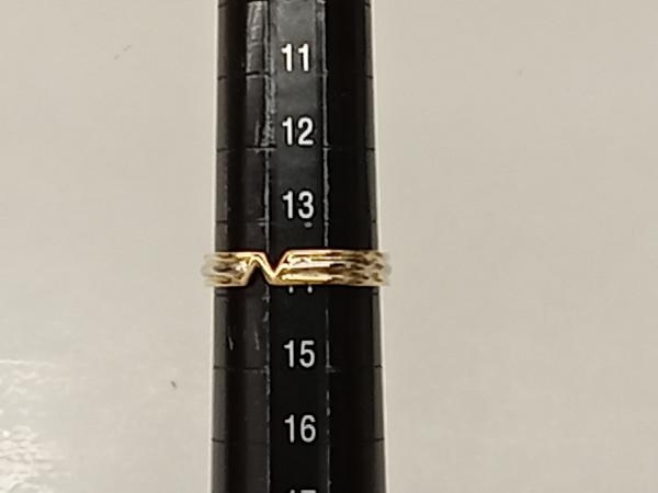 NINA RICCI K18|Pt900 Nina Ricci желтое золото платина #14 3.39g бренд аксессуары кольцо кольцо 