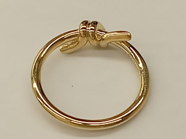 Tiffany ＆ Co.／K18 ノット ティファニー イエローゴールド ＃11 3.67g ブランドアクセサリー 指輪 リングの画像4