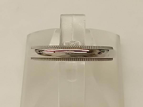 Tiffany ＆ Co.／Pt950 ミルグレインリング ティファニー プラチナ＃7.5 5.20g ブランドアクセサリー 指輪 リング
