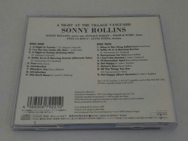 ソニー・ロリンズ CD コンプリート・ヴィレッジ・ヴァンガードの夜_画像2