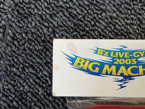 鴨091 B'z グッズ3点セット 転写シール カラビナ リストバンド LIVE-GYM 2003 BIG MACHINE_画像7