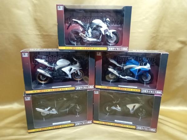 ダイキャスト バイク 1:12 HONDA CBR 1000RR 1100XX CB1000R GSX-R1000 スズキ GSX-R1000 計5台セット_画像1